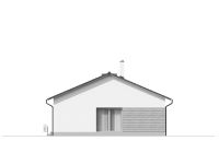 Projekce domu  - Boční pohled č. 4