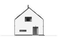 Projekce domu Řadový dům - Boční pohled č. 4
